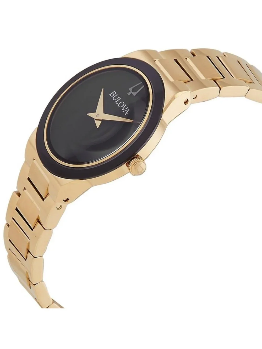 NWT Bulova Millennia Quartz Black Dial Ladies Watch